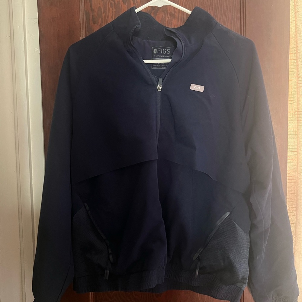 Figs Navy Sydney Scrub Jacket - Picture 2 of 3
